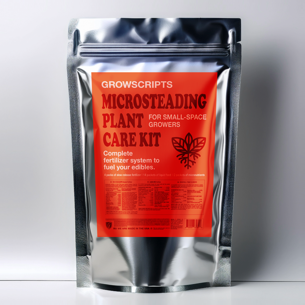 Microsteading Plant Care Kit