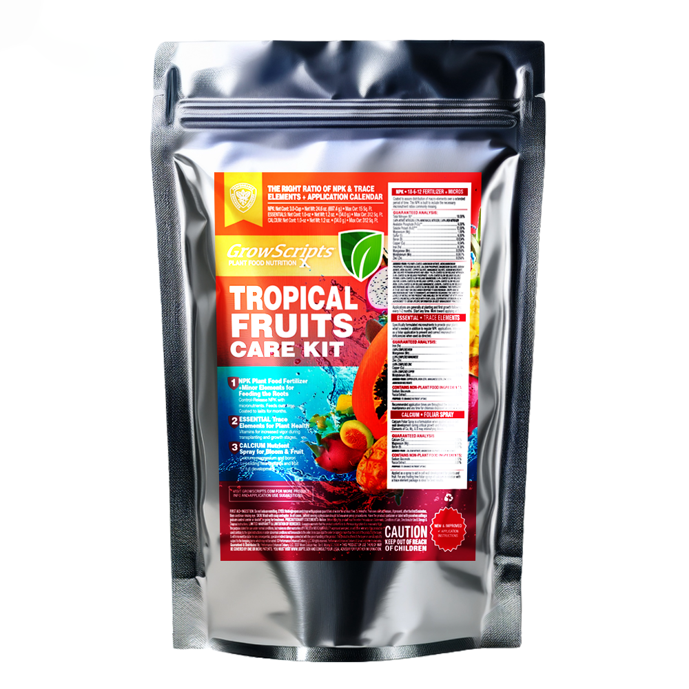 Tropical Fruit Fertilizer Care Kit: Large & In-Ground