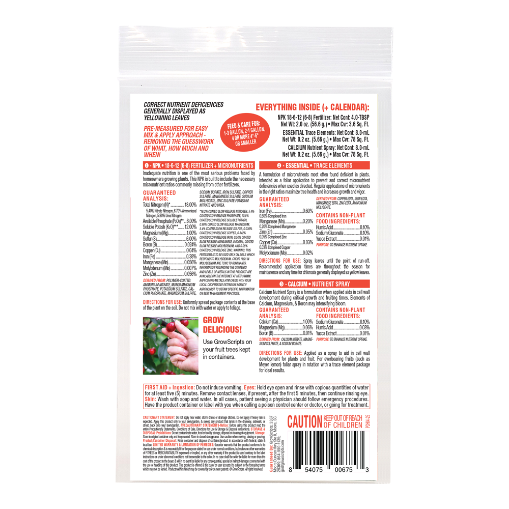 Small Peach Tree Care Kit