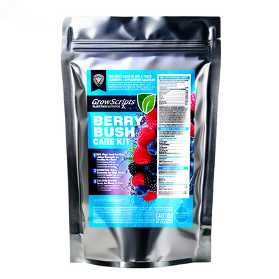 Berry Bush Fertilizer Kit: Large & In-Ground Blueberry, Raspberry, Blackberry Kit