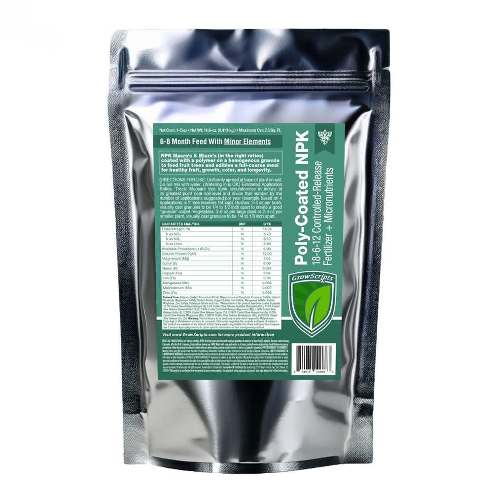 6-MONTH NPK for Container Fruit Trees