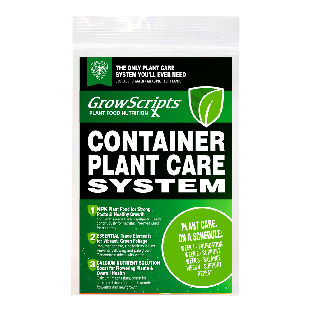 GrowScripts Container Plant Care System – Complete Feeding Kit for Container Plants