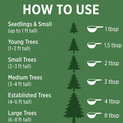 Evergreen Tree Fertilizer - How To Use